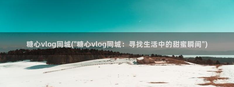 糖心vlog系列28：糖心vlog同城(\