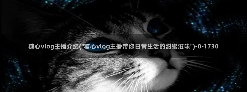 糖心vlog缓存在哪：糖心vlog主播介绍(\